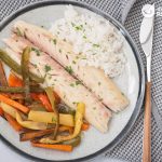 Lubina a la sal y al horno