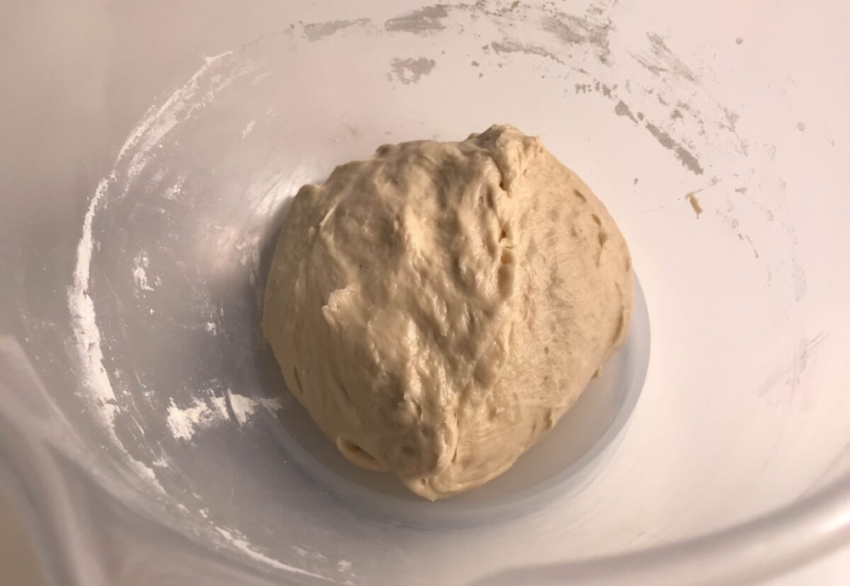 Pan dulce de avellanas. Trenza navideña