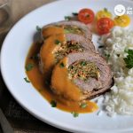 Rollo de carne relleno o Roti de carne al horno