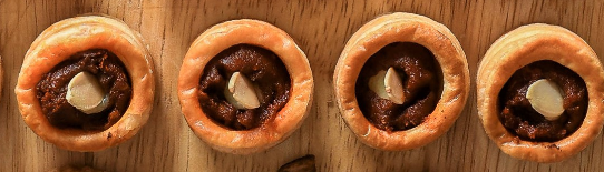 Canapés con hojaldre. 5 ideas de aperitivos navideños