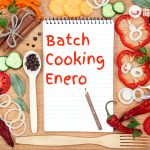 Menú de batch cooking de Enero