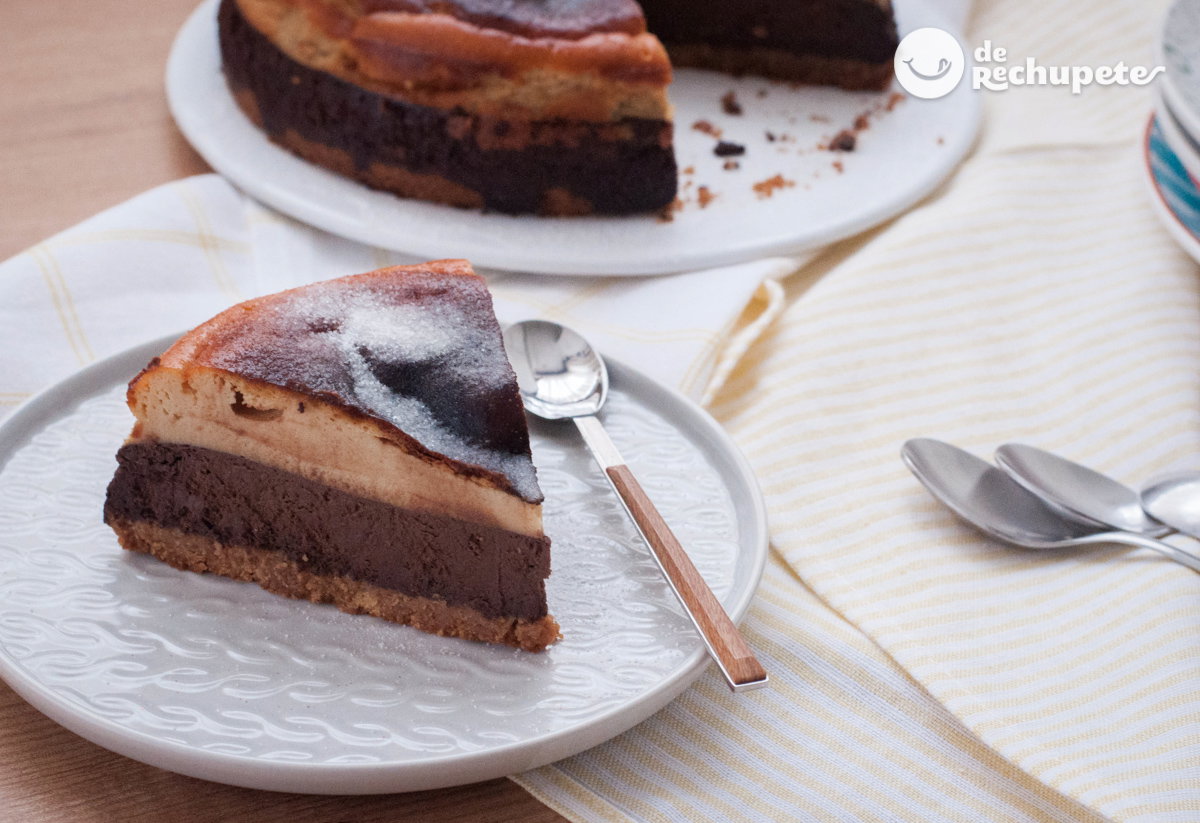 Tarta de chocolate y turrón, para triunfar en Navidad