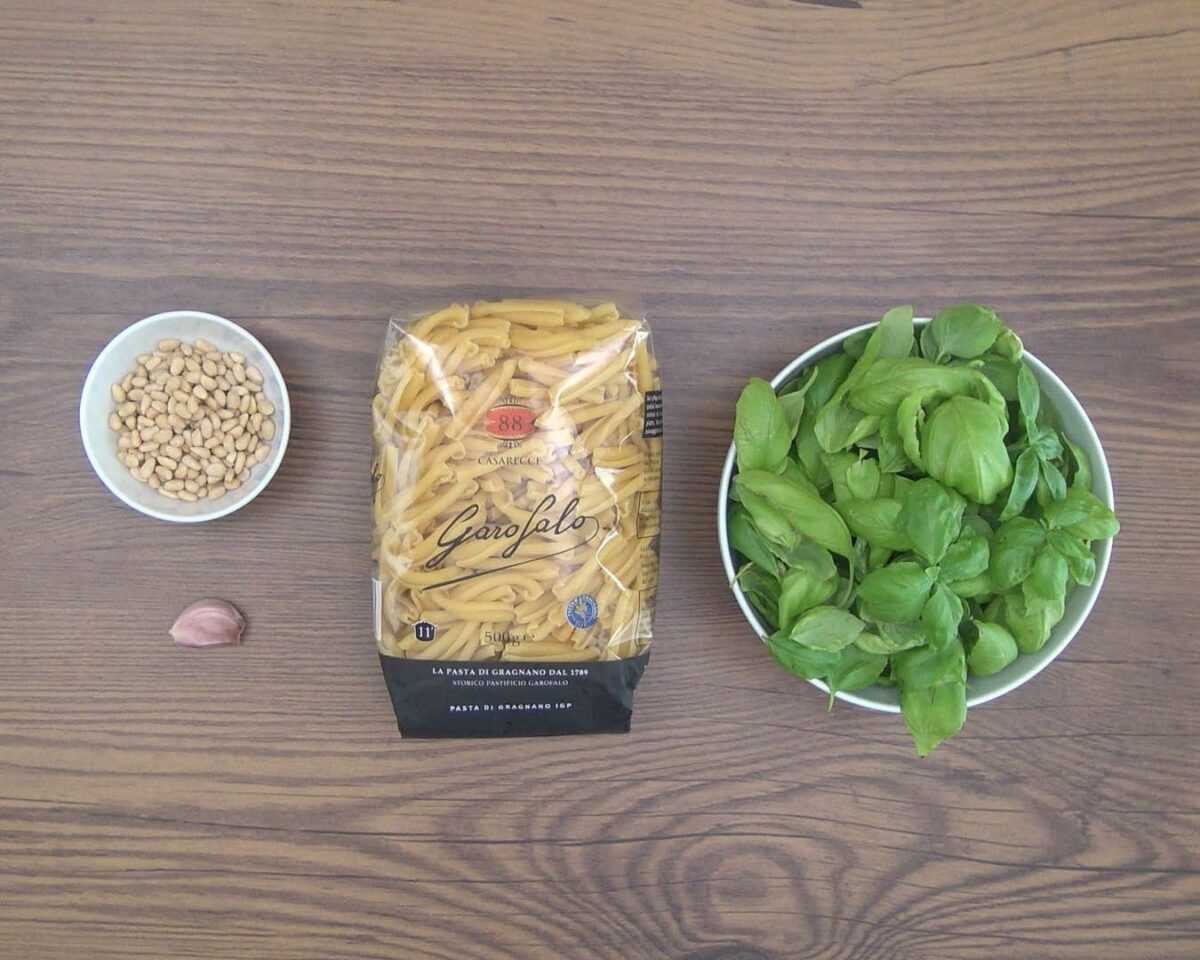 Casarecce al pesto