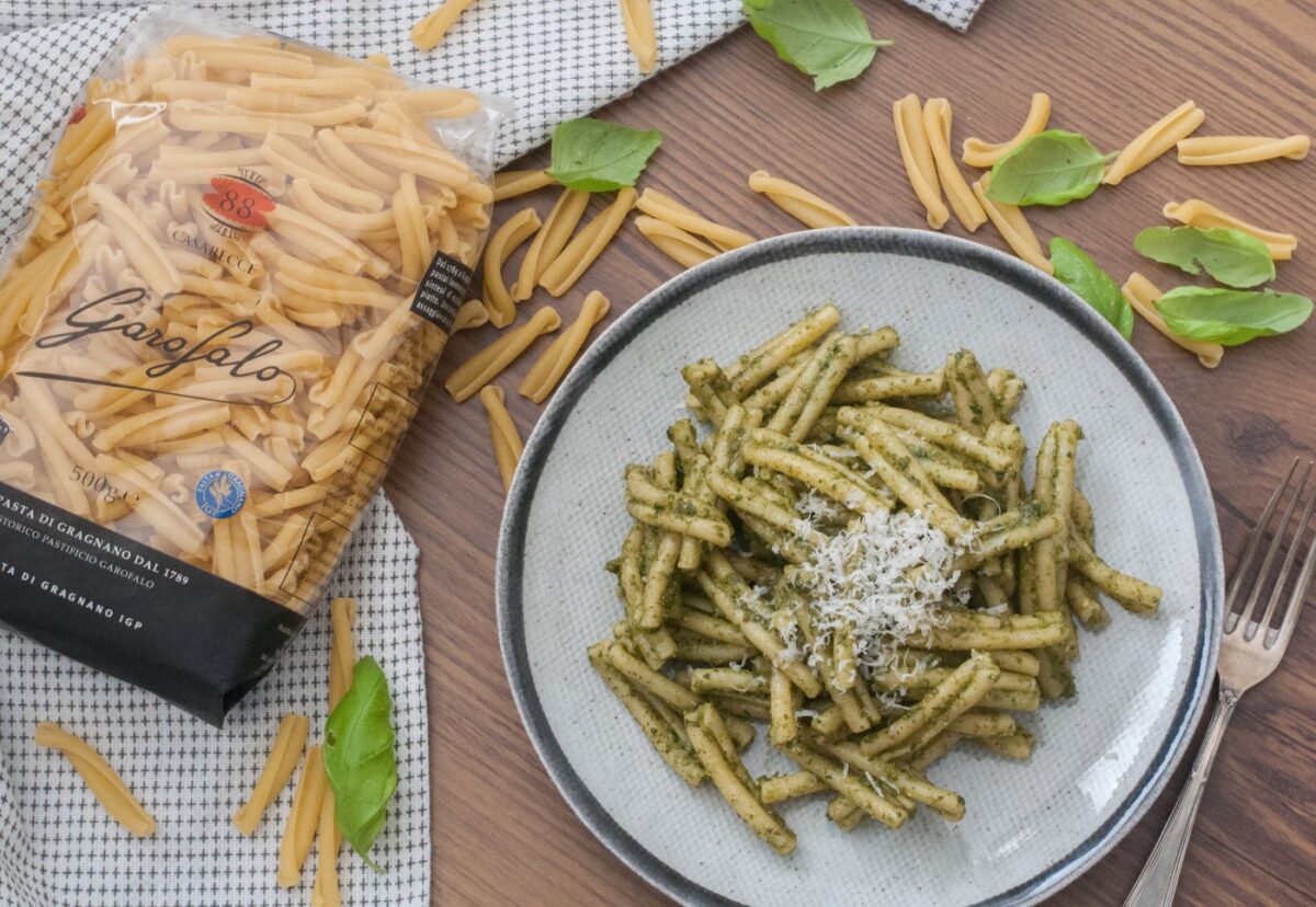 Casarecce al pesto