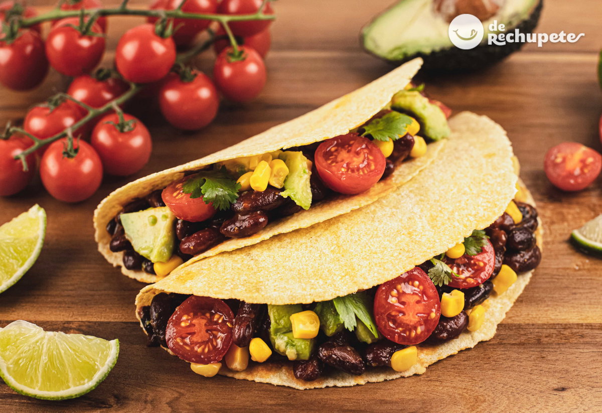Tacos veganos en  minutos