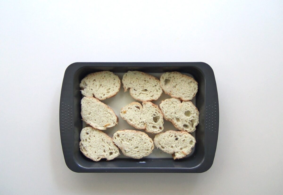 Torrijas de leche sin lactosa