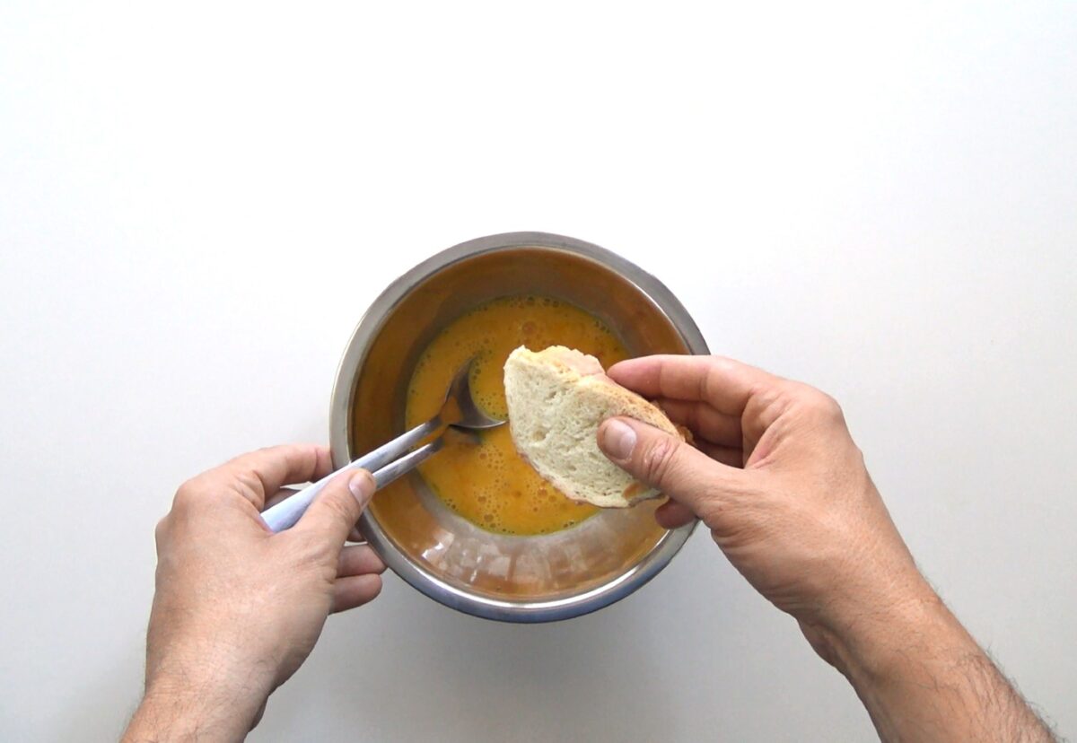 Torrijas de leche sin lactosa