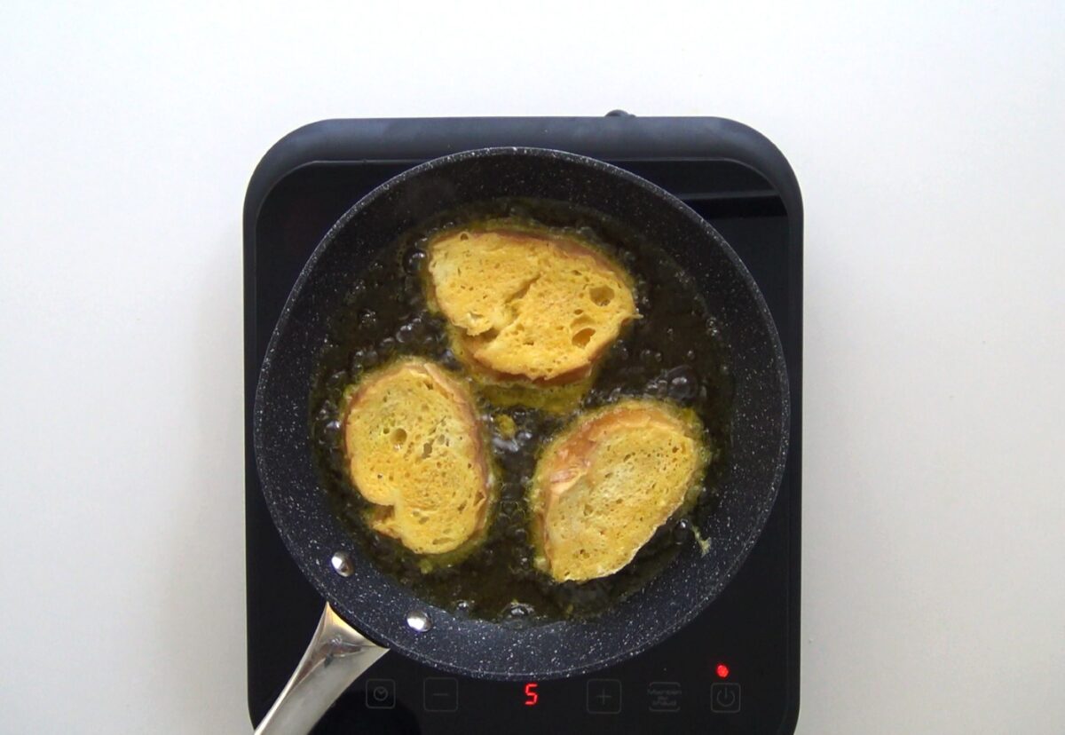 Torrijas de leche sin lactosa