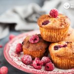 Muffins de frambuesa y yogurt