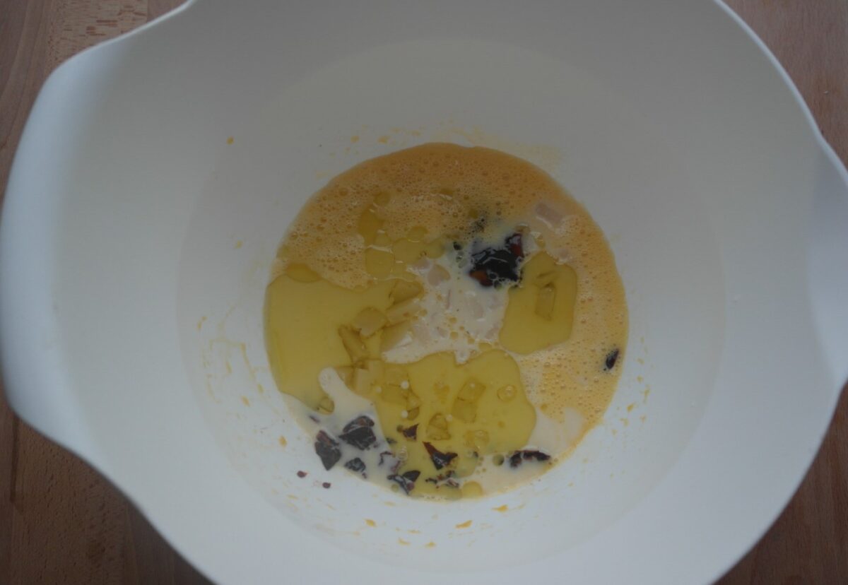 Magdalenas de queso de cabra y tomate