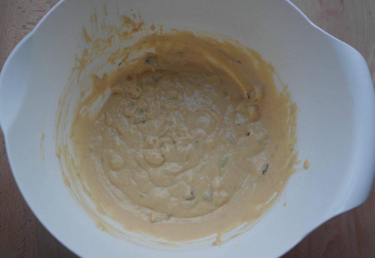 Magdalenas de queso de cabra y tomate