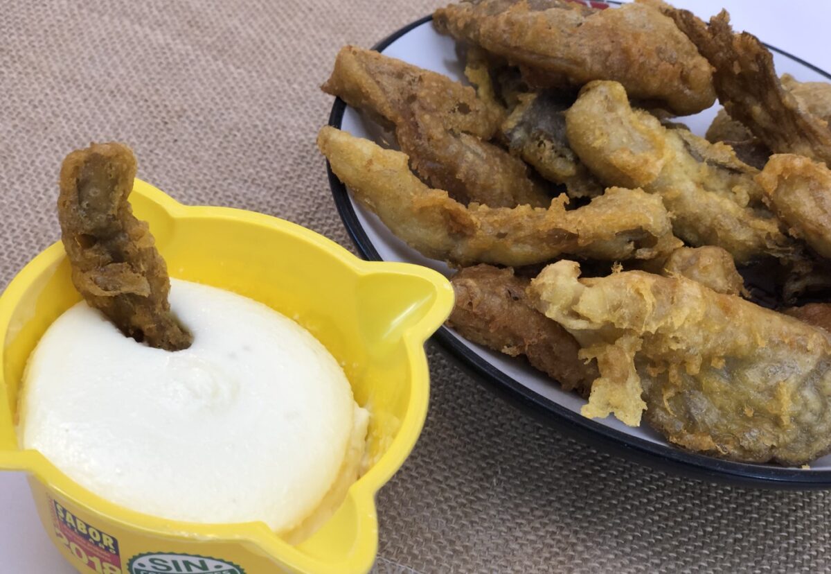 Setas en tempura