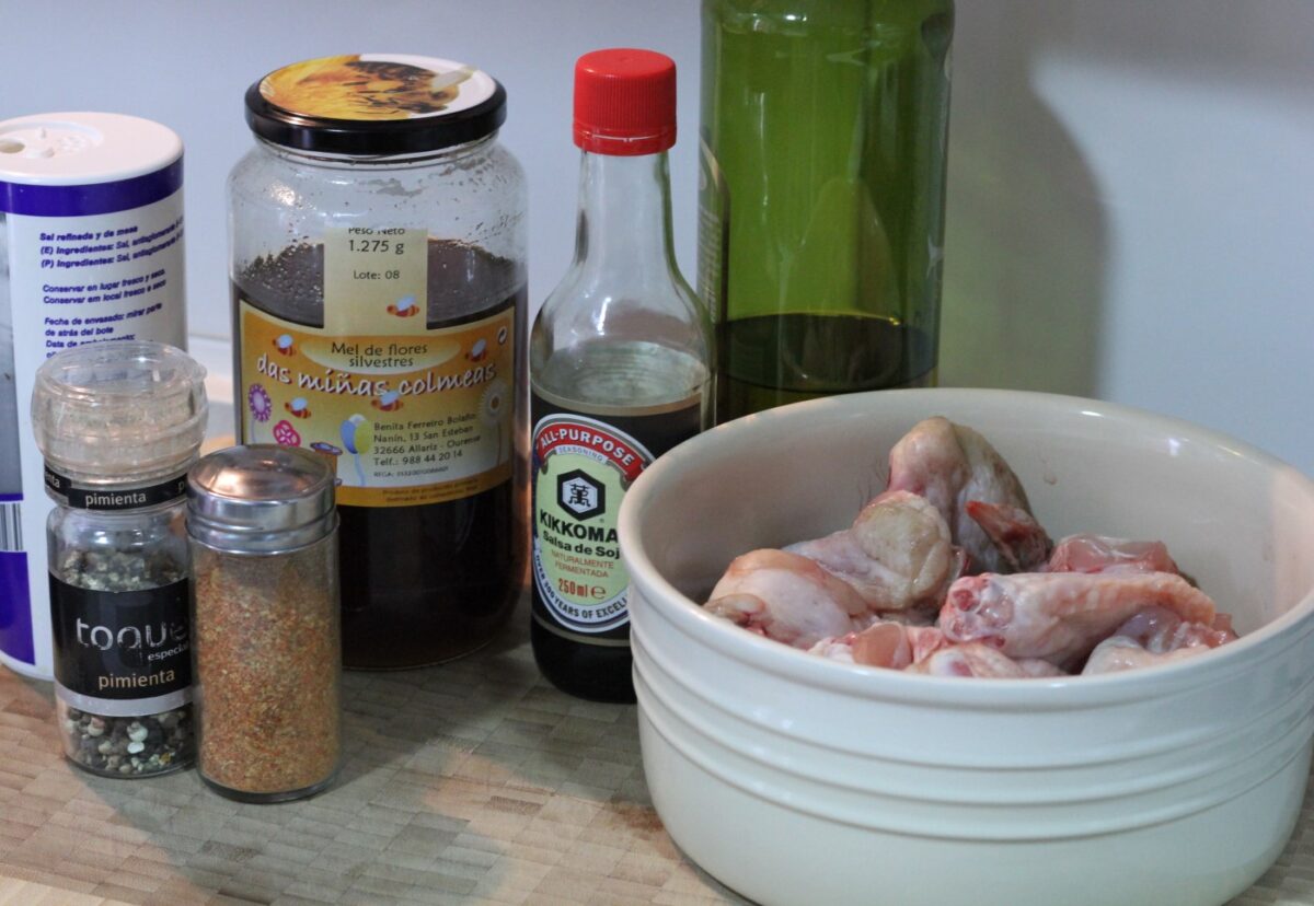 Alitas de pollo al horno