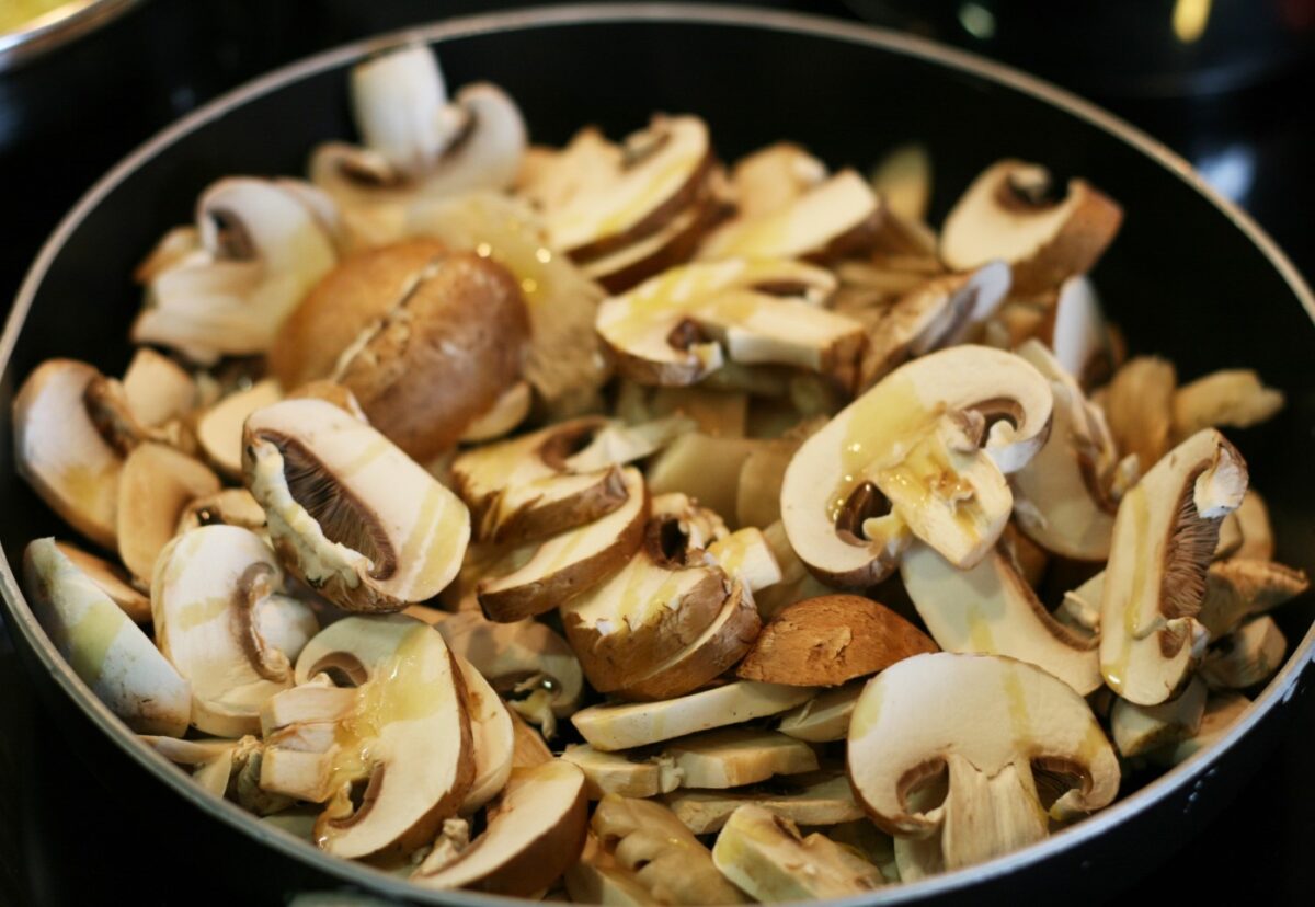 Cómo hacer arroz con champiñones