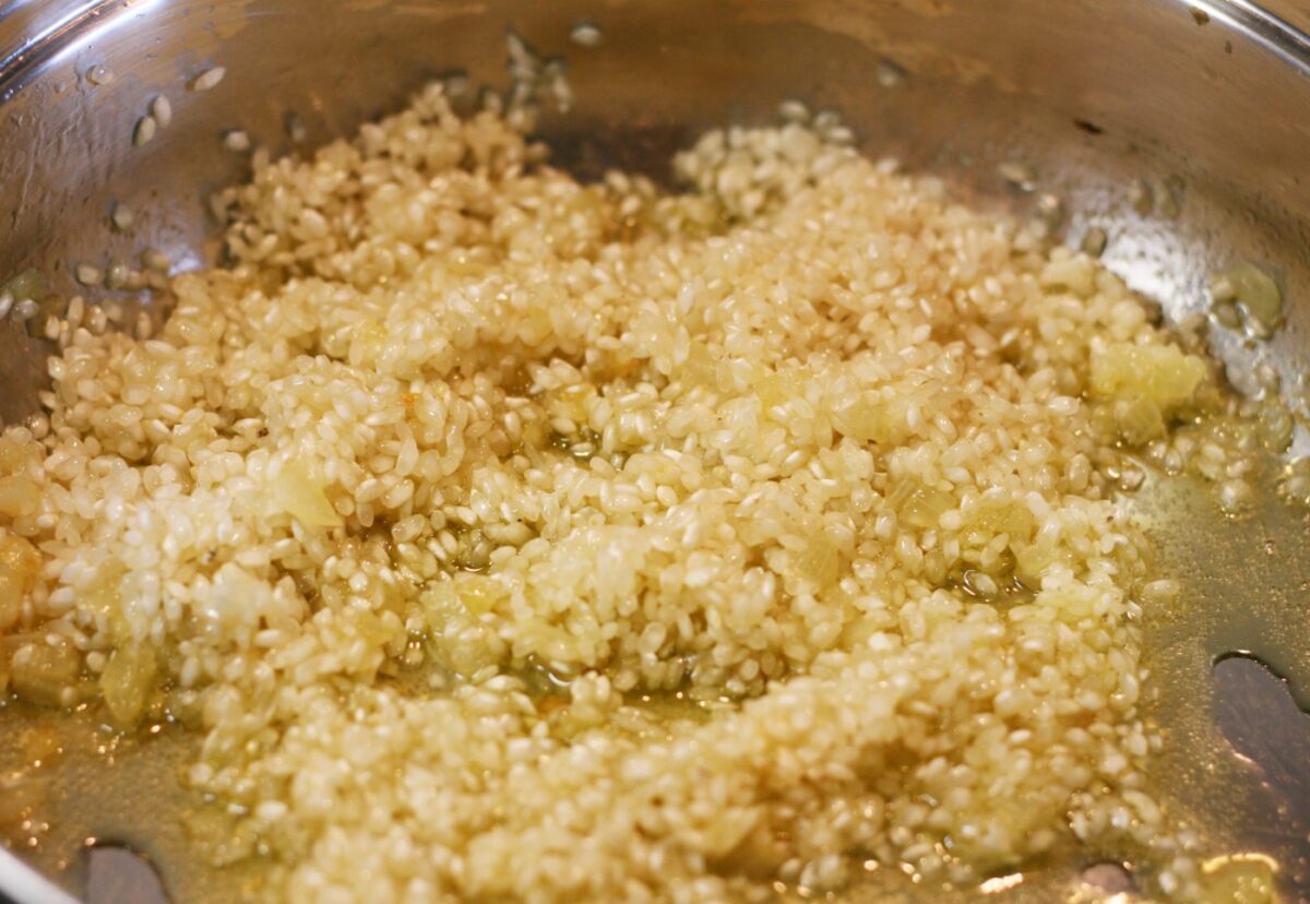 Cómo hacer arroz con champiñones