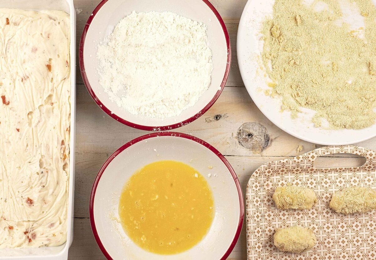Croquetas al horno
