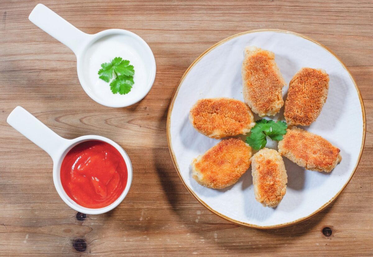 Croquetas al horno