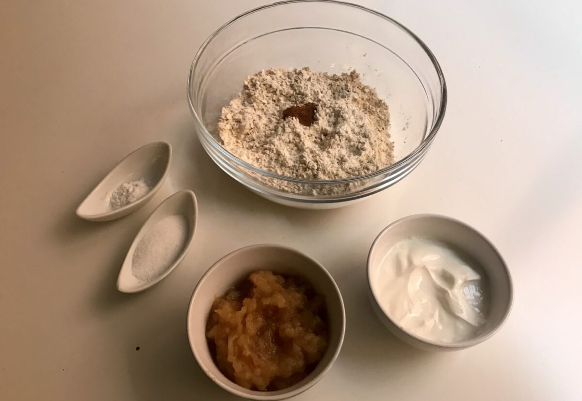 Galletas de avena y manzana sin azúcar