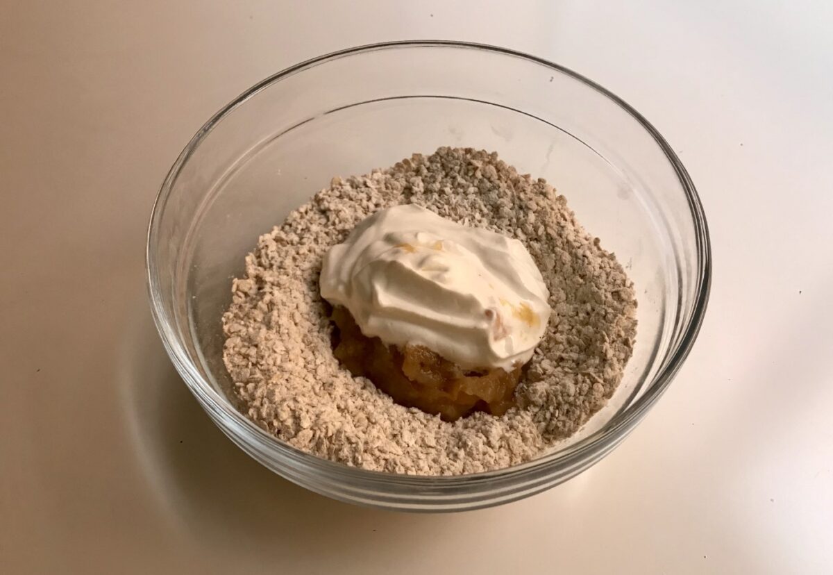 Galletas de avena y manzana sin azúcar