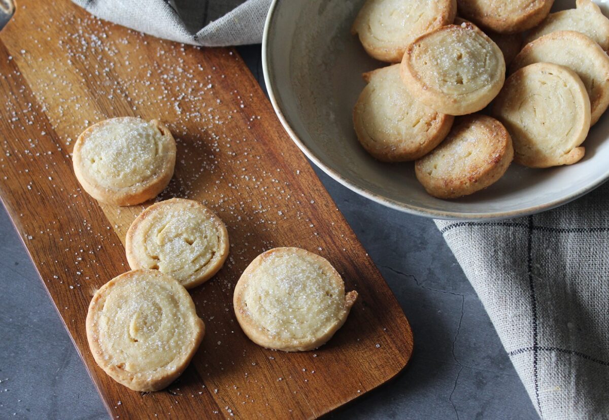 Galletas de queso y vainilla