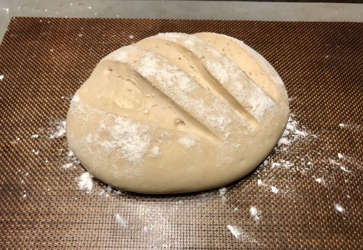 Pan de trigo fácil estilo rústico