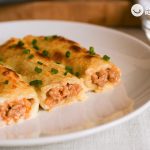 Canelones rellenos de pollo