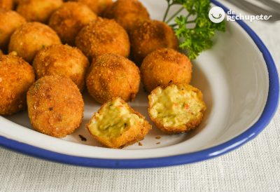 Croquetas de verduras y queso