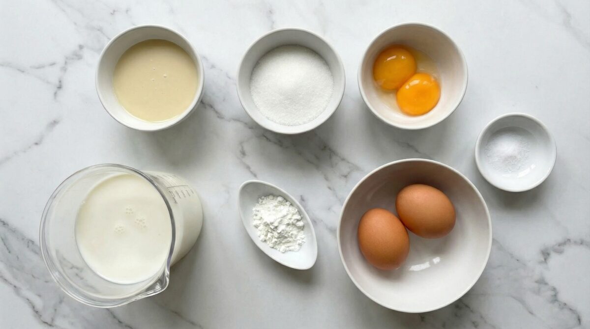 Flan de huevo en olla exprés