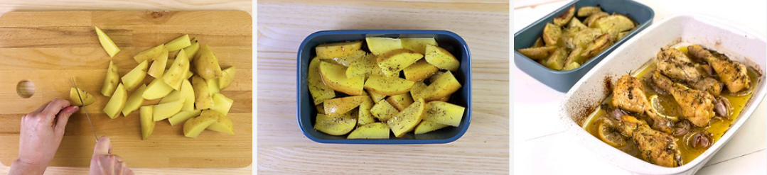 Muslos de pollo asados al limón, receta fácil y barata