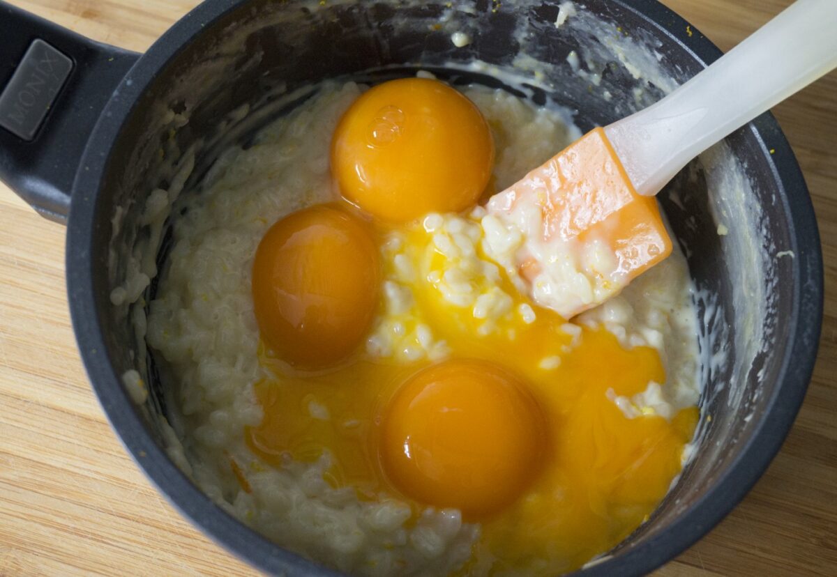Arroz con leche con naranja. Postre madrileño