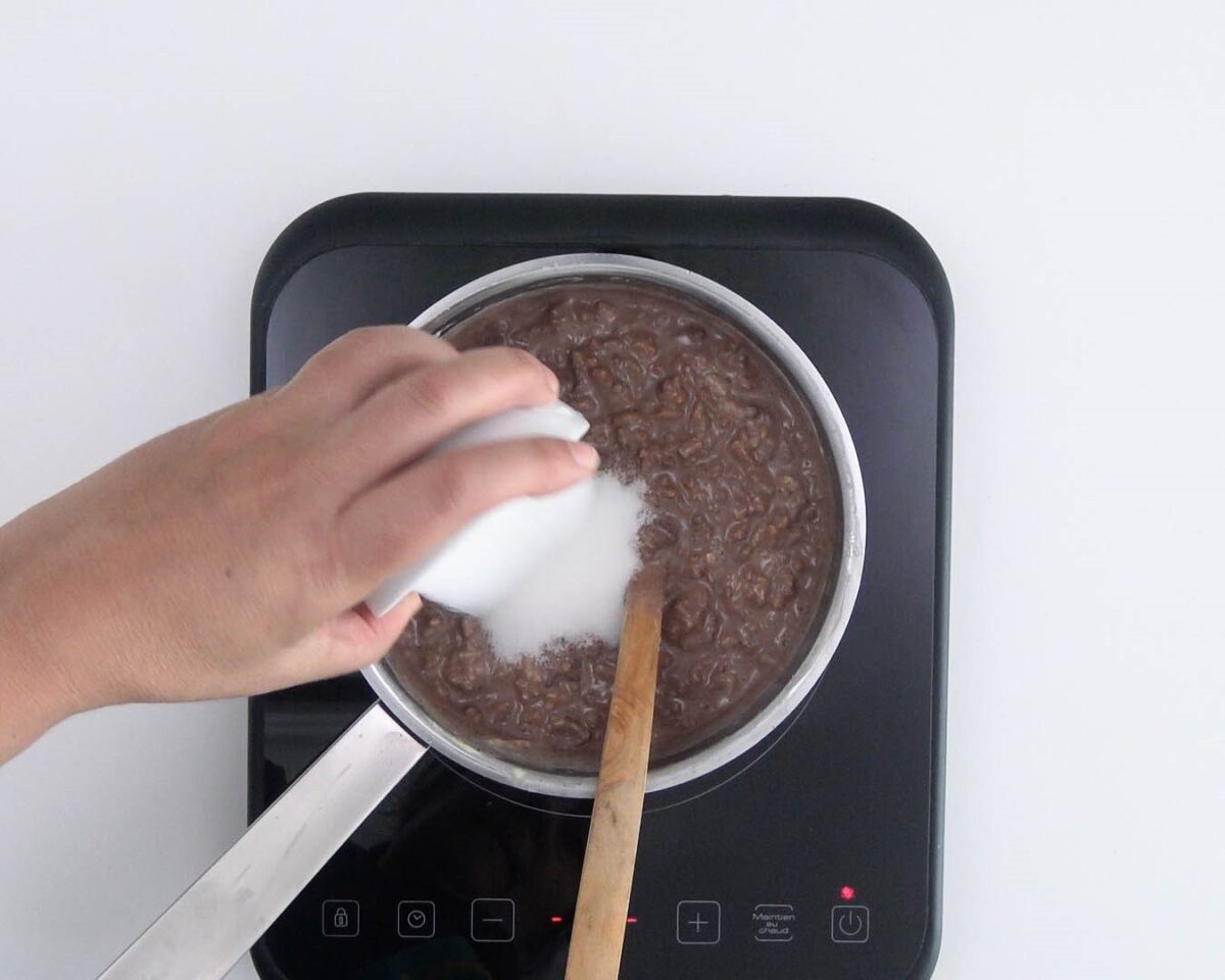 Arroz con leche y chocolate