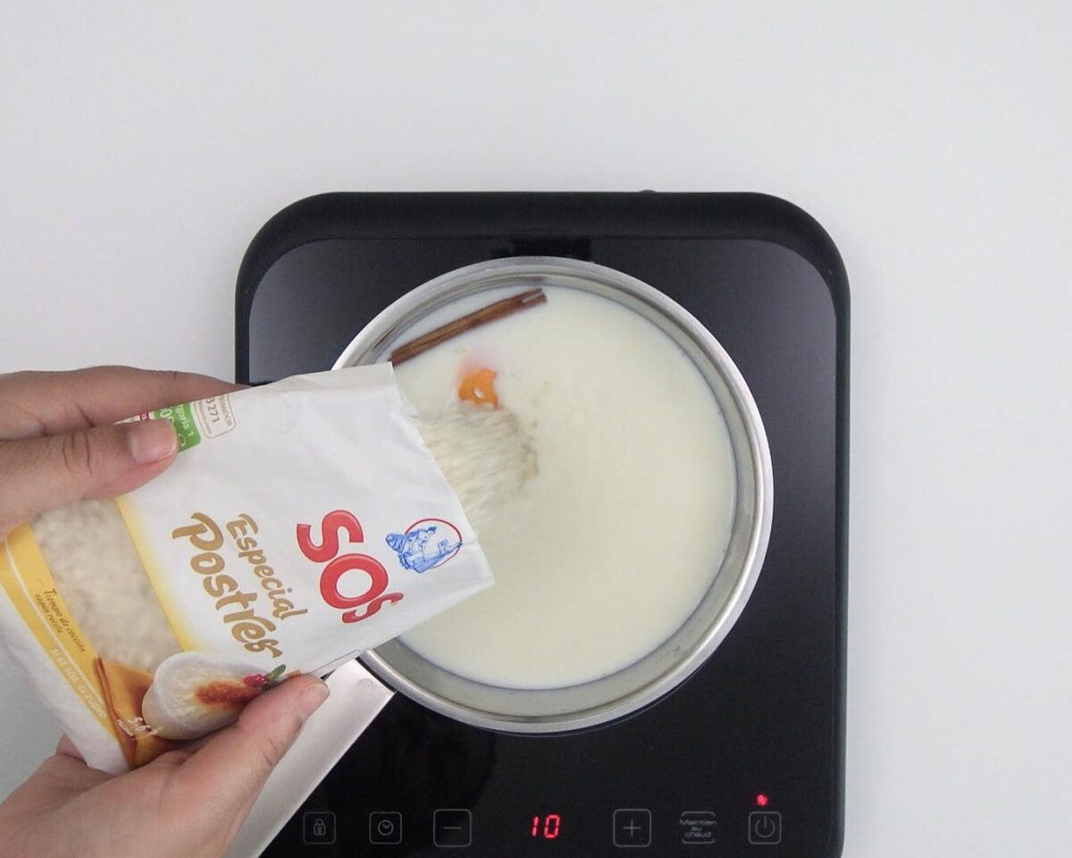 Arroz con leche y chocolate