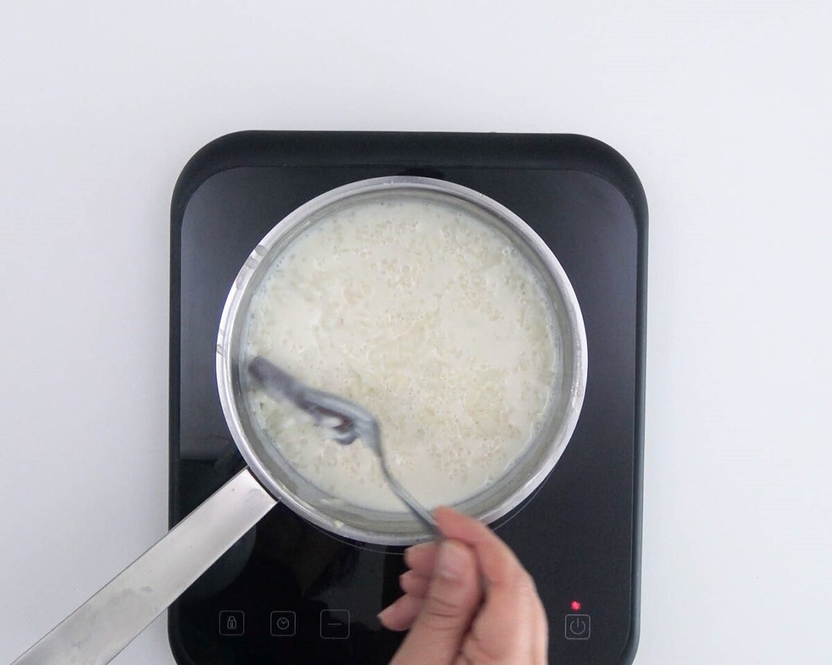 Arroz con leche y chocolate