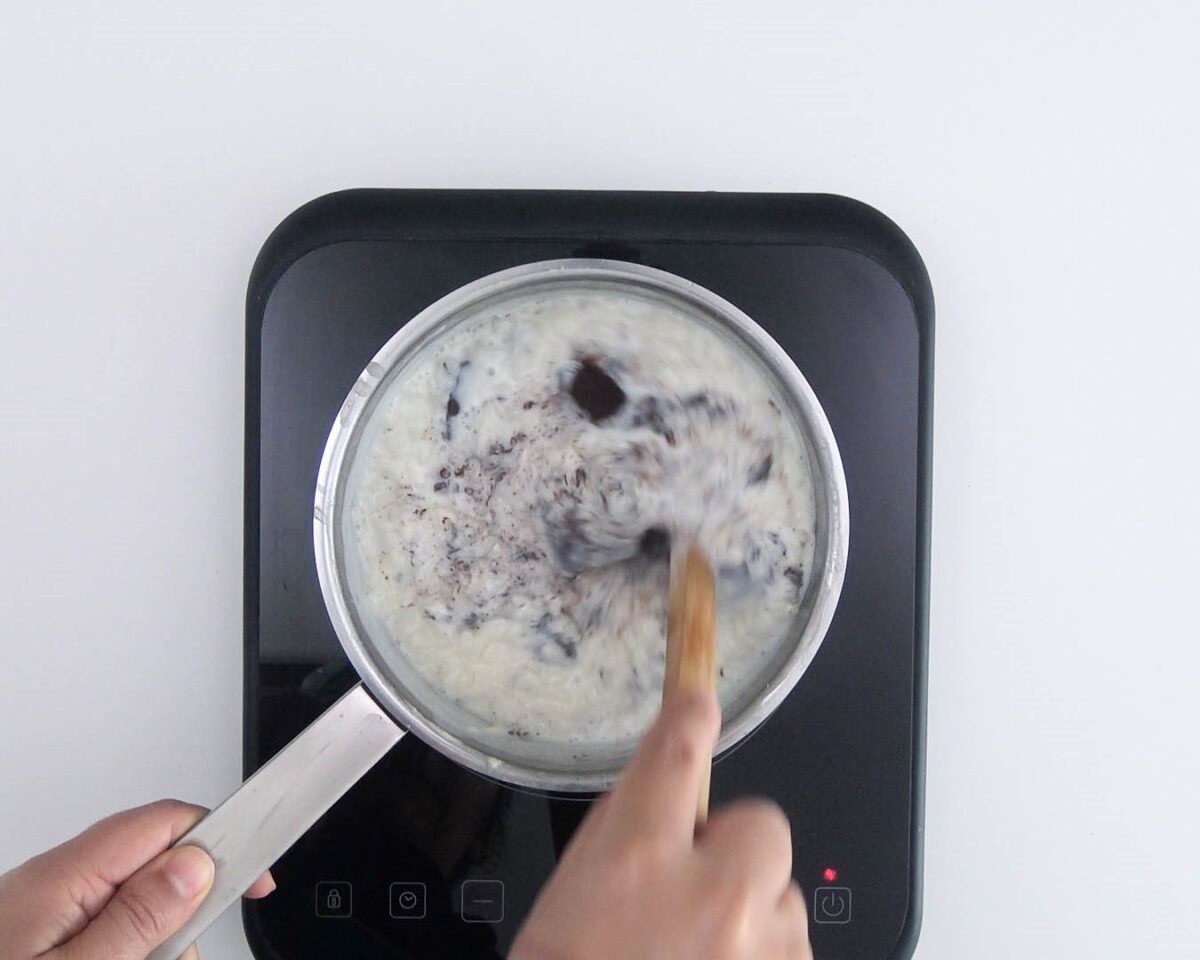 Arroz con leche y chocolate