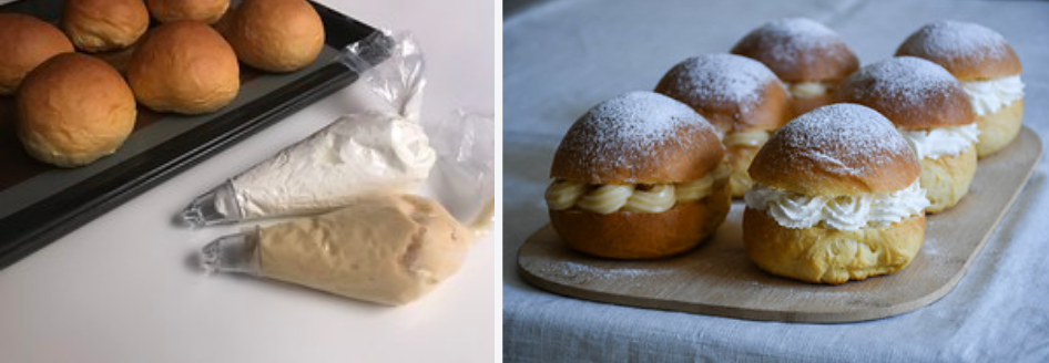 Cristinas o Bambas de crema