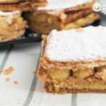 Milhojas de crema pastelera