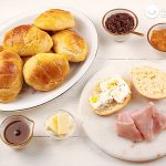 Panecillos dulces para rellenar canapés
