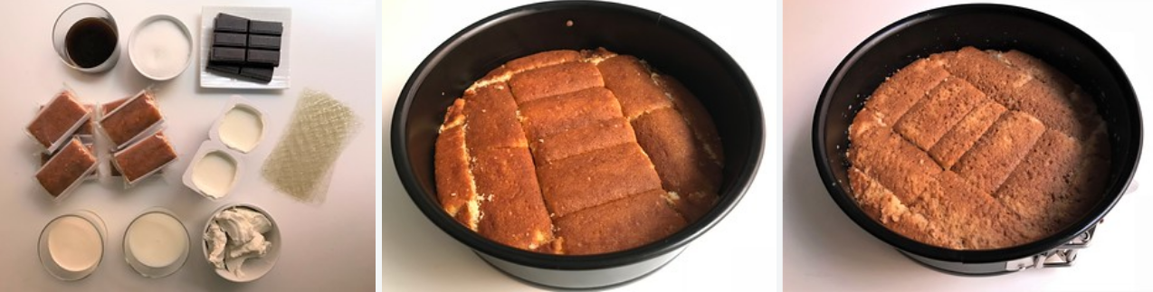 Tarta fría de yogur y café sin horno