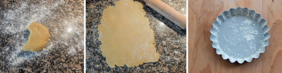 Tarta o tartaletas de frutas