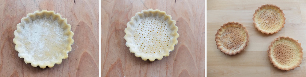 Tarta o tartaletas de frutas