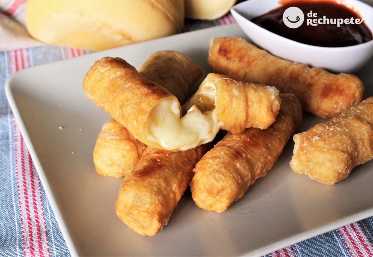 Tequeños de queso. Receta tradicional venezolana