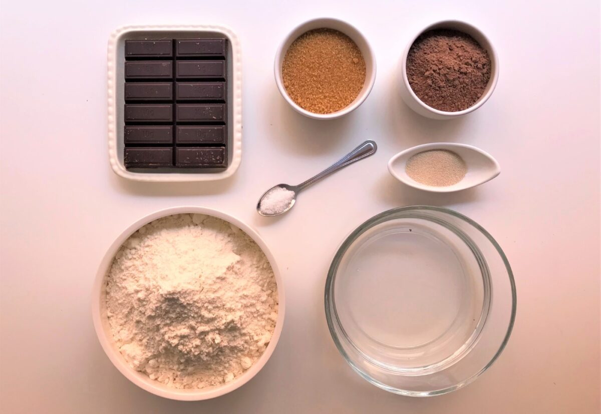 Pan casero con chocolate