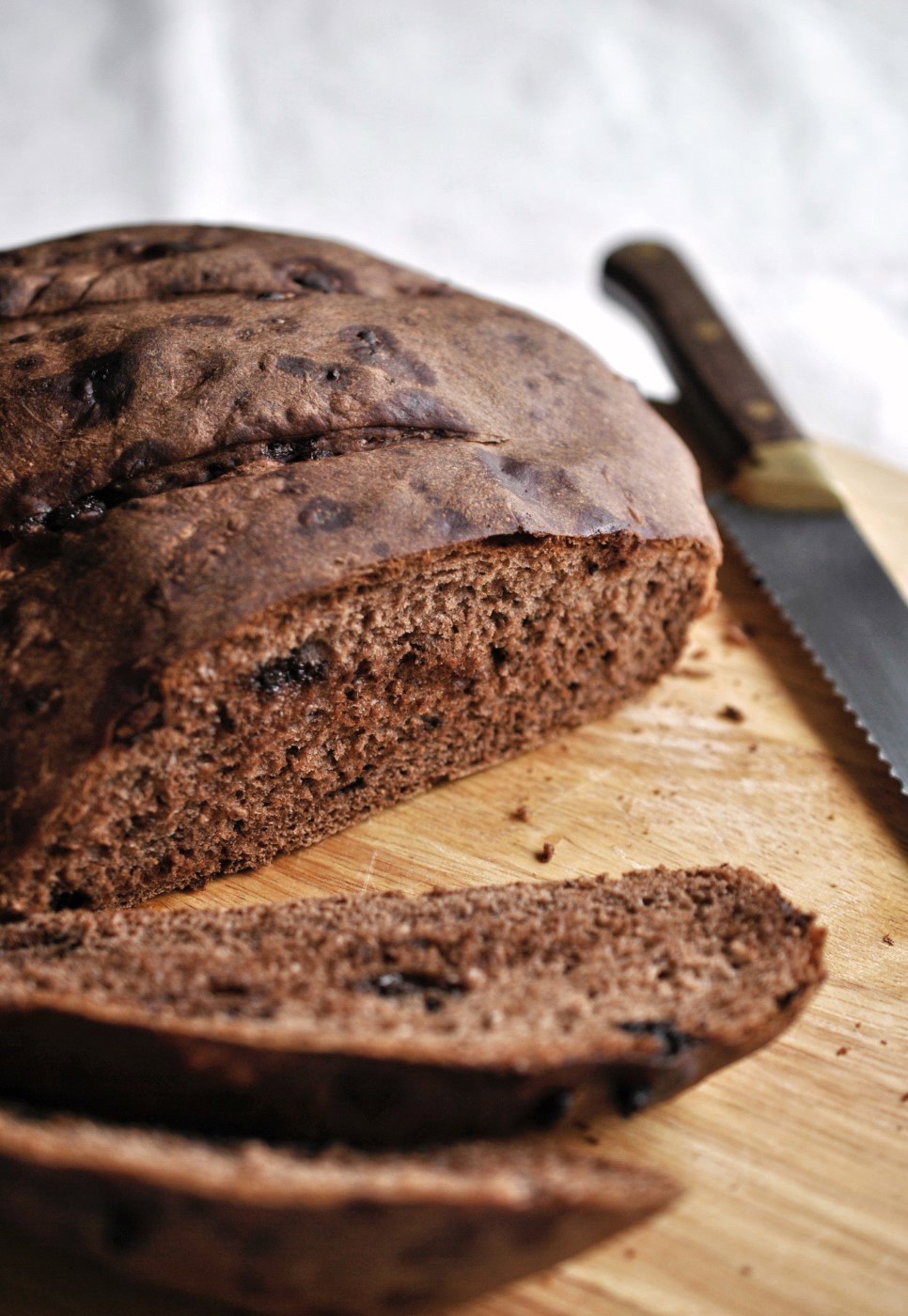 Pan casero con chocolate