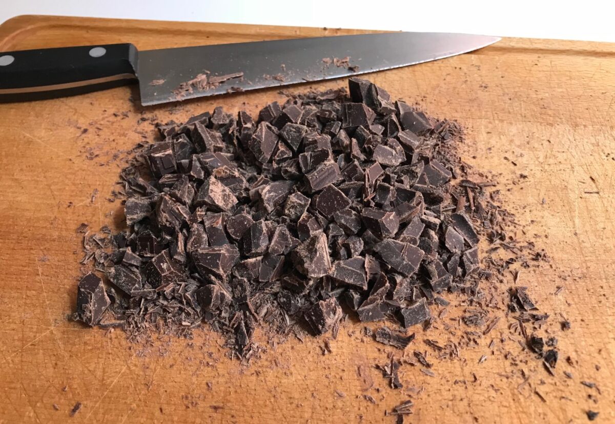 Pan casero con chocolate
