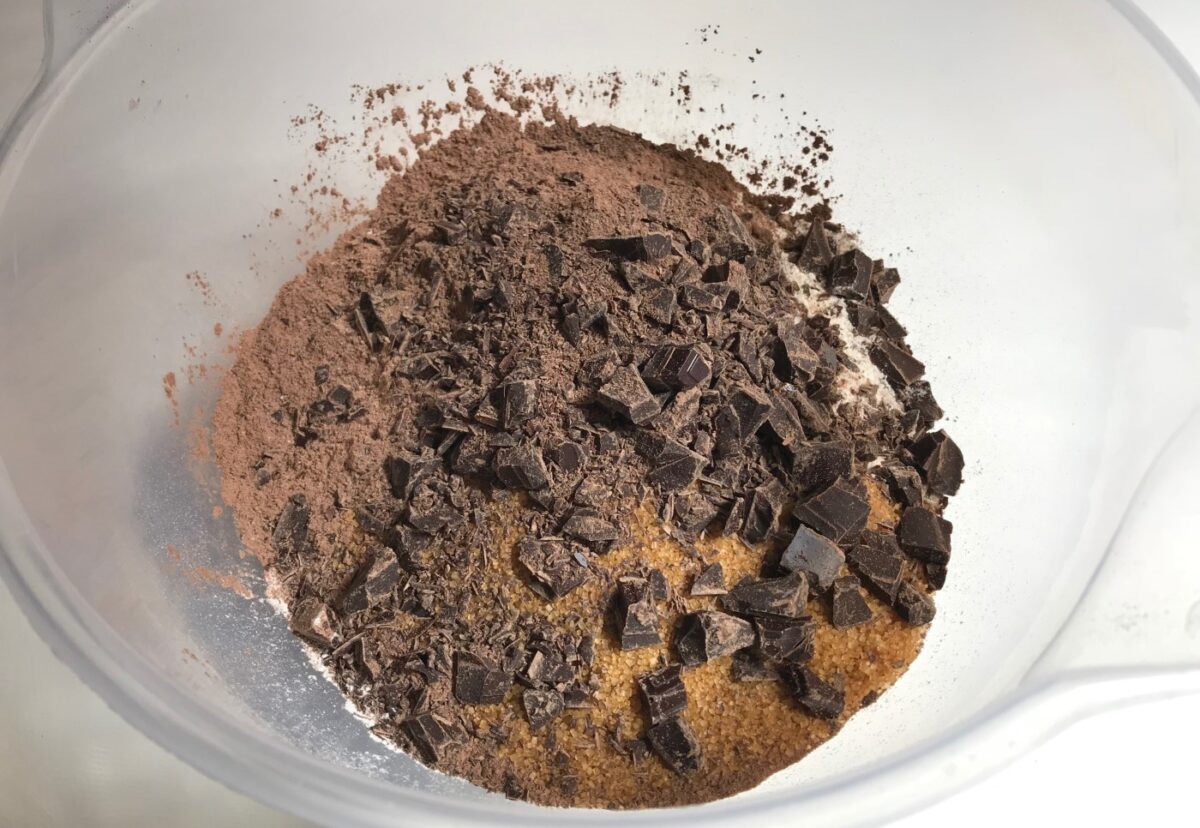 Pan casero con chocolate