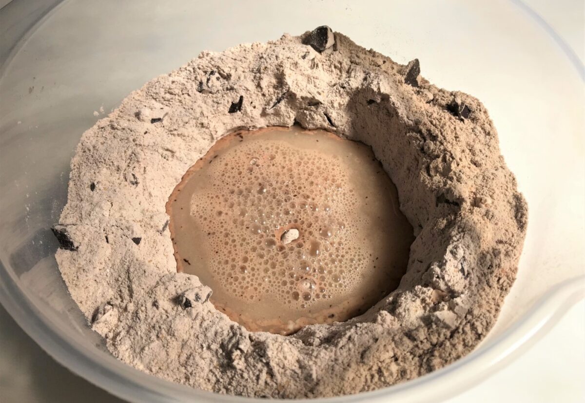 Pan casero con chocolate
