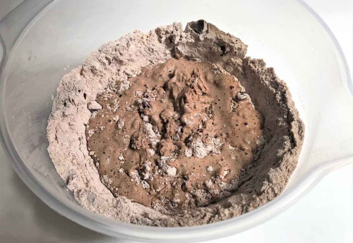 Pan casero con chocolate