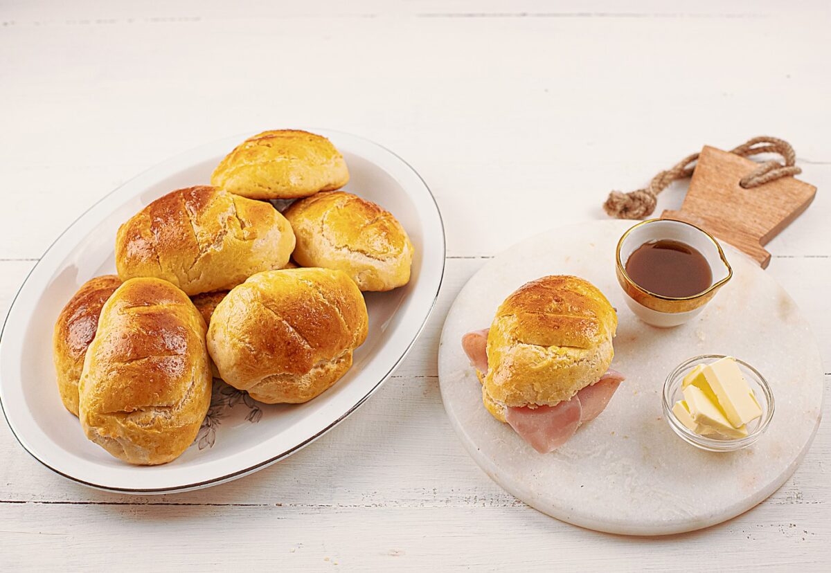 Panecillos dulces para rellenar canapés
