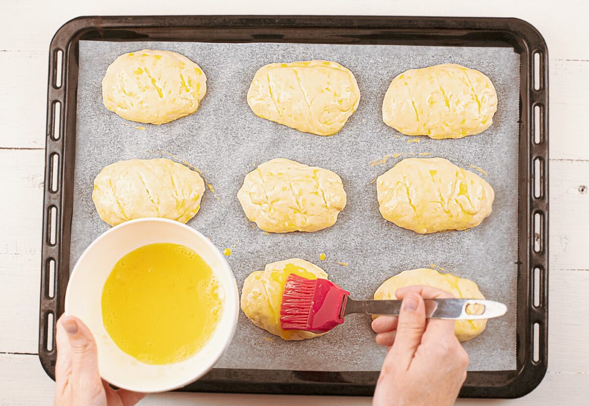 Panecillos dulces para rellenar canapés