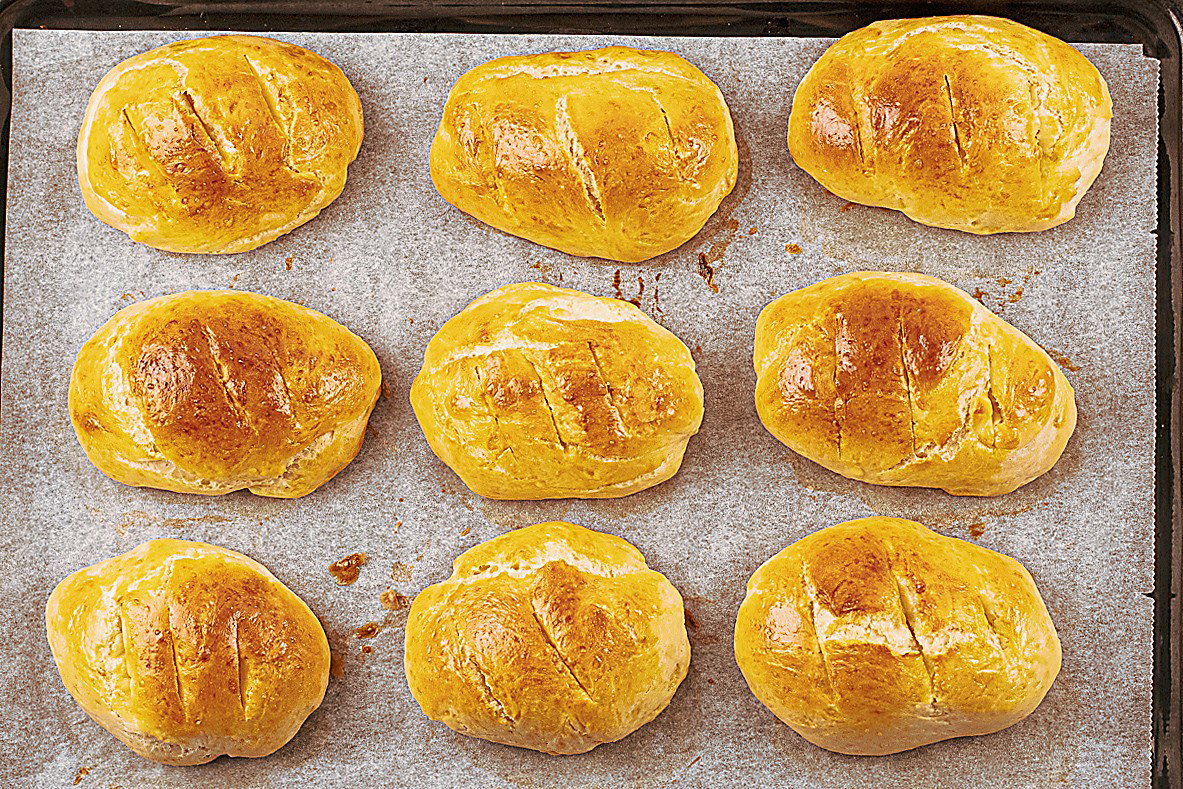 Panecillos dulces para rellenar canapés